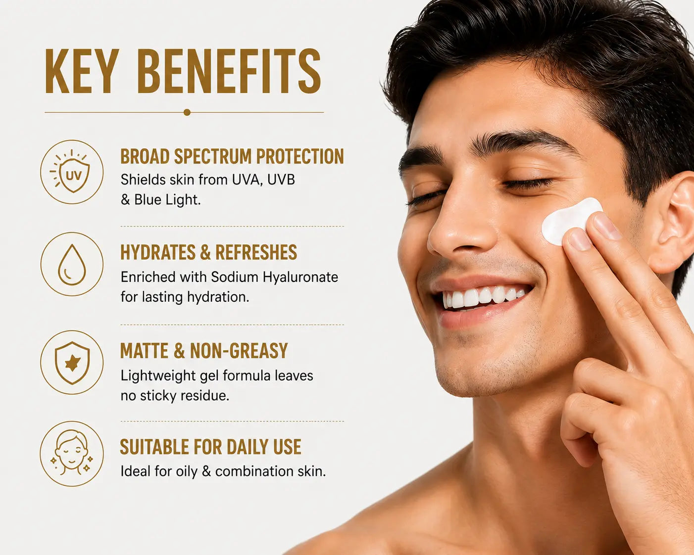 Gel Sunscreen For Men | SPF50 PA+++