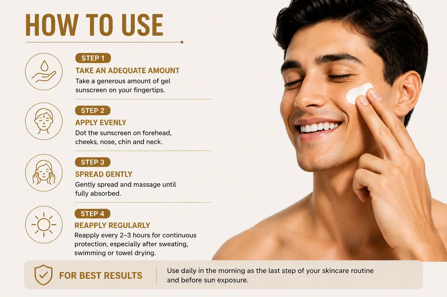 Gel Sunscreen For Men | SPF50 PA+++