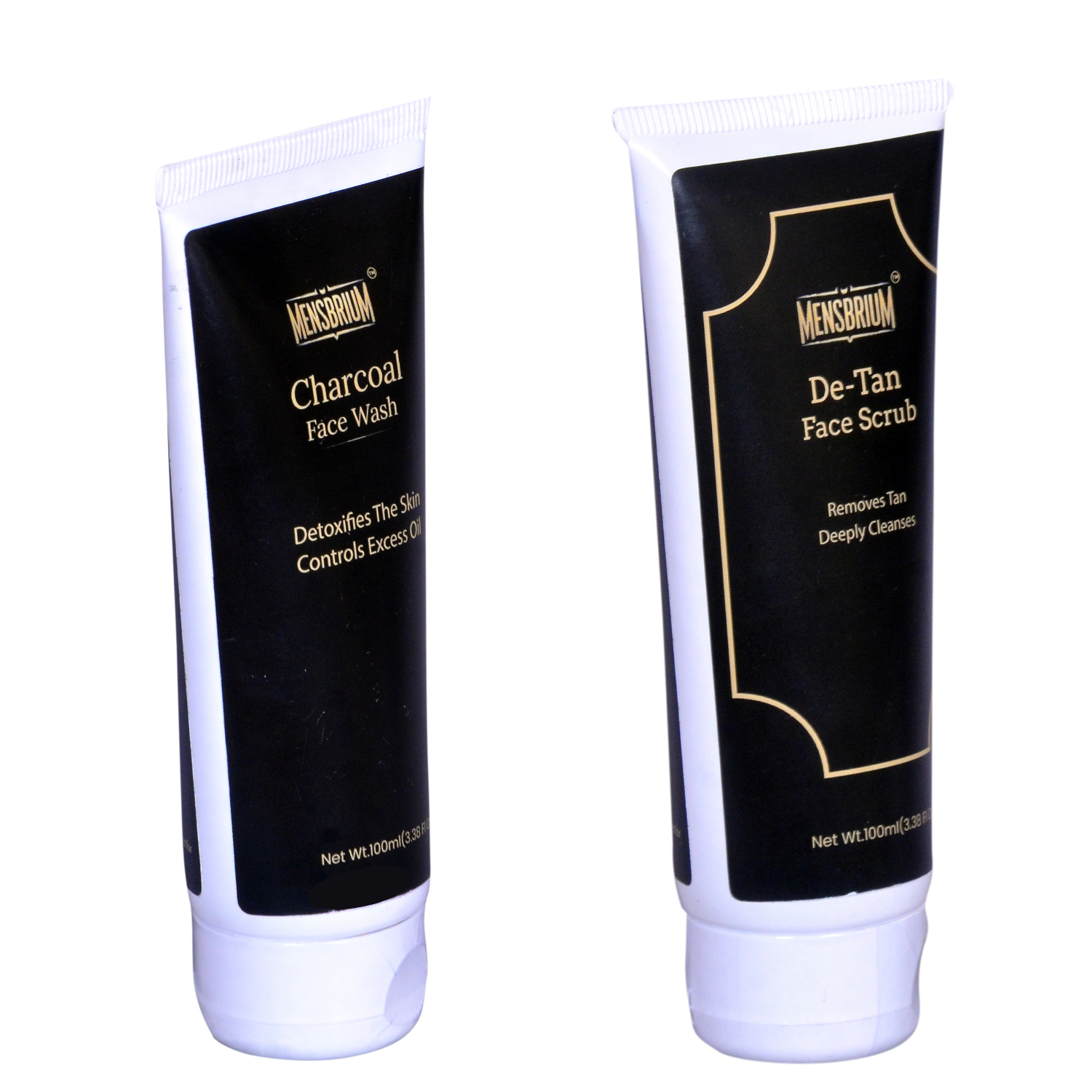 Mensbrium De tan scrub and facewash combo back view image for flipkart (3)