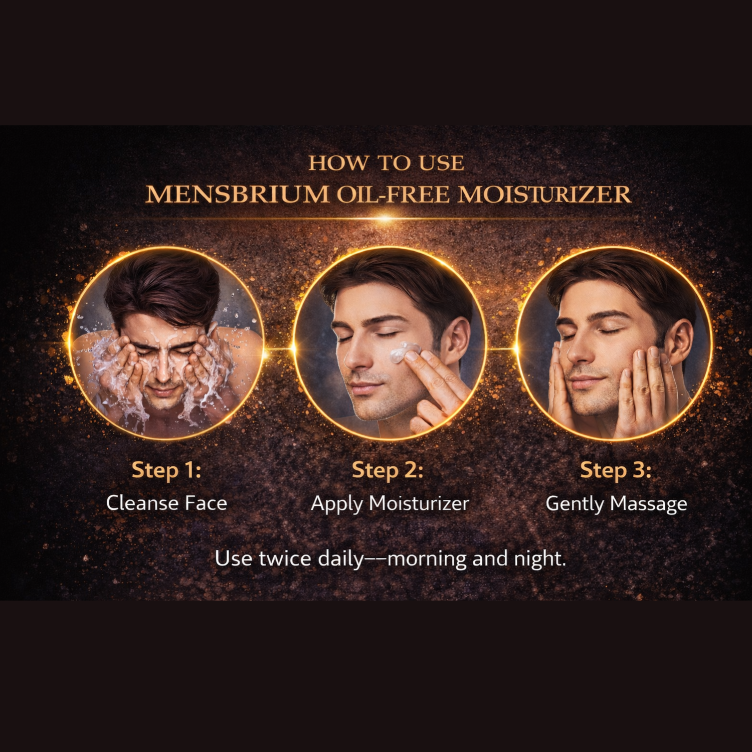 MensbriumOil Free Moisturizer How to use image 3