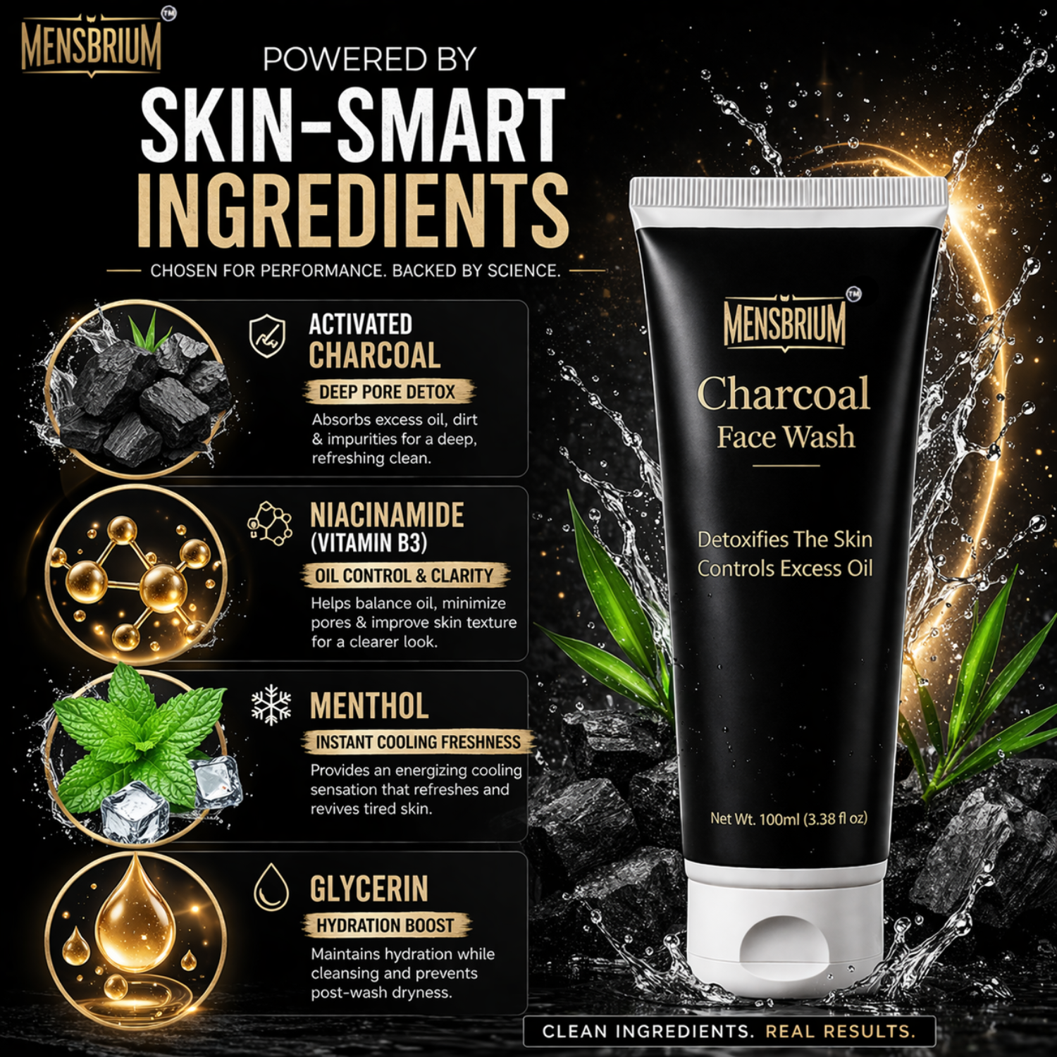 Mensbrium Charcoal Facewash Ingredients listing image 4